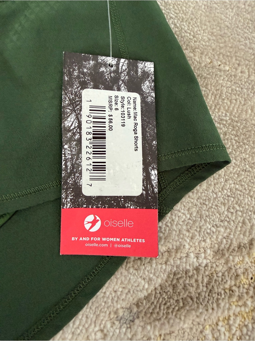 Oiselle Mac Roga Womens Running Shorts Size 6 Lightweight Outdoors Lined — image 5 of 7